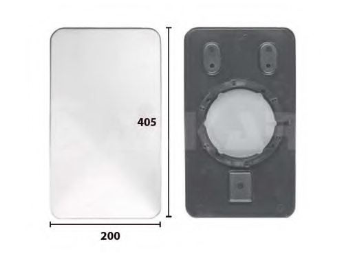 ALKAR 7405247 Mirror Glass, outside mirror